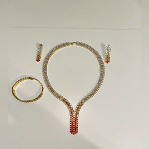 Elegant Cubic zirconia Jewelry Set